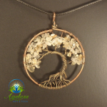Copper Citrine Tree of Life Pendant