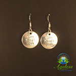 Live Laugh Love Earrings