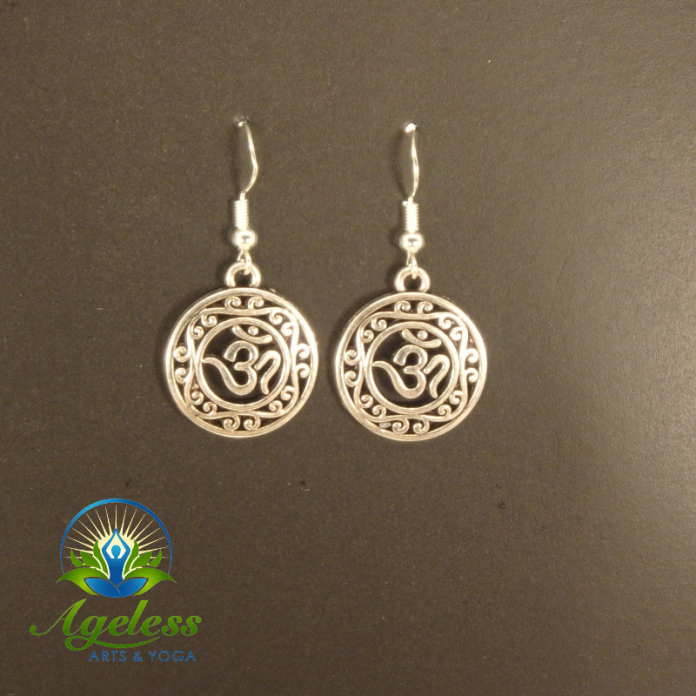 Mandala Om Earrings