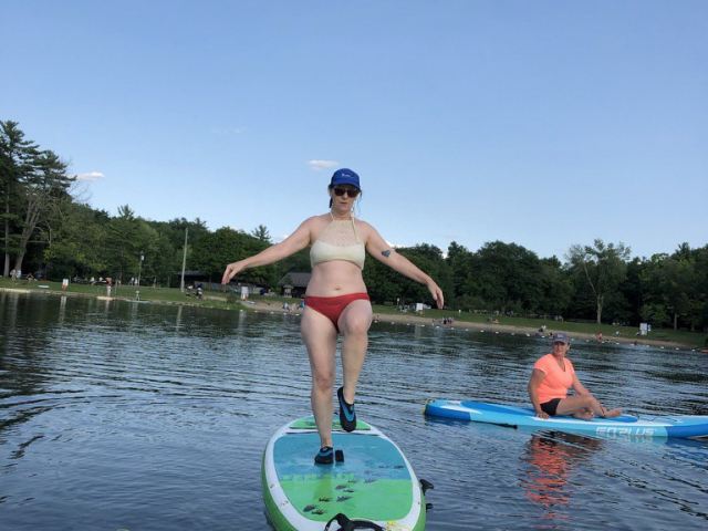SUP Yoga Pinehurst Lake July 21, 2021