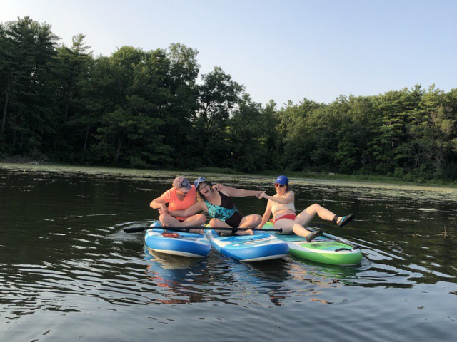 SUP Yoga Pinehurst Lake July 21, 2021