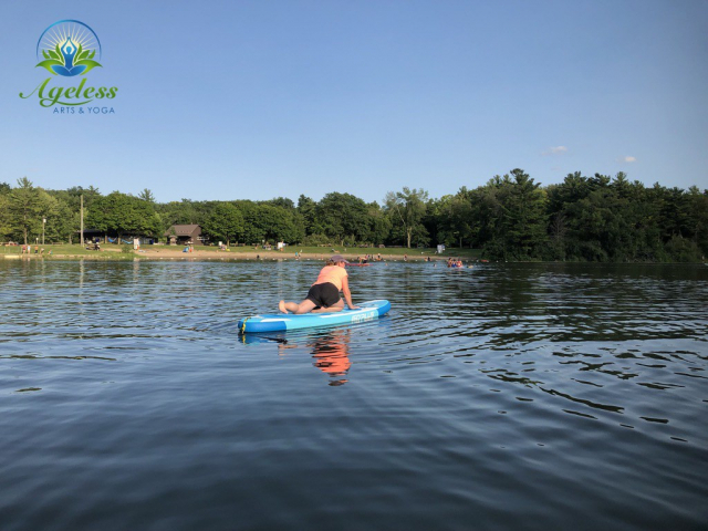 SUP Yoga Pinehurst Lake July 21, 2021