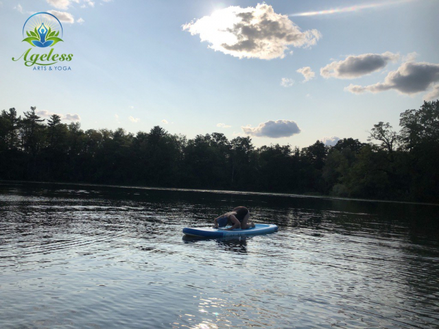 SUP Yoga Pinehurst Lake July 21, 2021