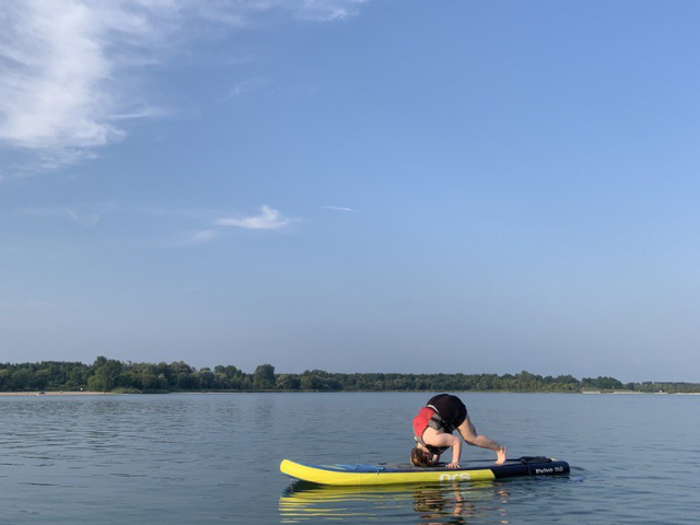 Ageless Arts SUP Yoga - Aug 9, 2021 Guelph Lake