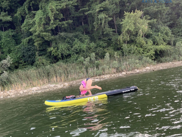 Ageless Arts SUP Yoga - Aug 14, 2021 Guelph Lake