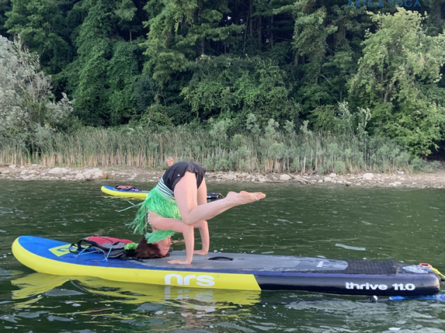 Ageless Arts SUP Yoga - Aug 14, 2021 Guelph Lake