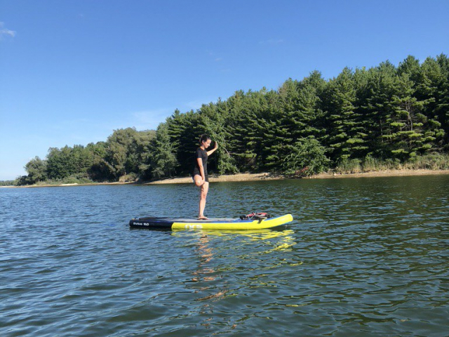 Ageless Arts SUP Yoga - Aug 15, 2021 Guelph Lake