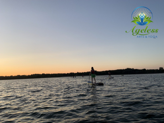 Ageless Arts SUP Yoga - Aug 14, 2021 Guelph Lake